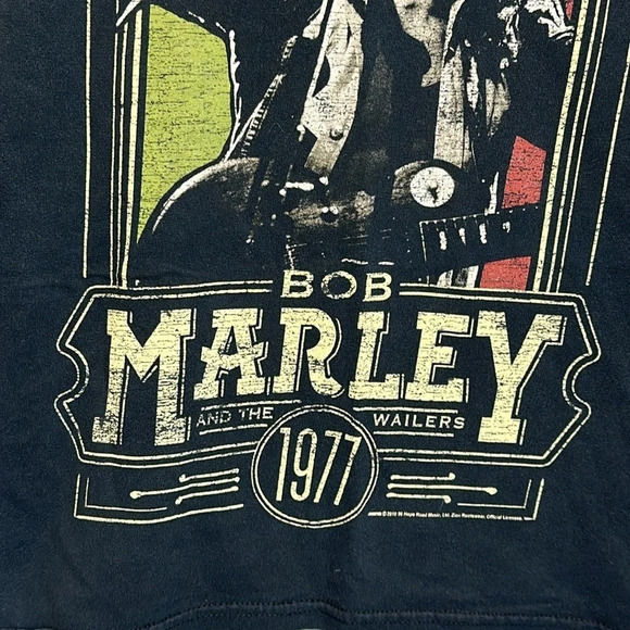 exodus tour bob marley and the wailers 1977 size small zion footwear short sleev - Picture 3 of 10